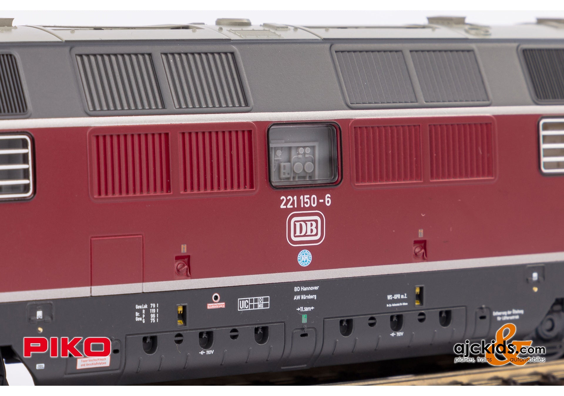 Piko 52615 at Ajckids.com, BR 221 Diesel Locomotive DB IV Sound