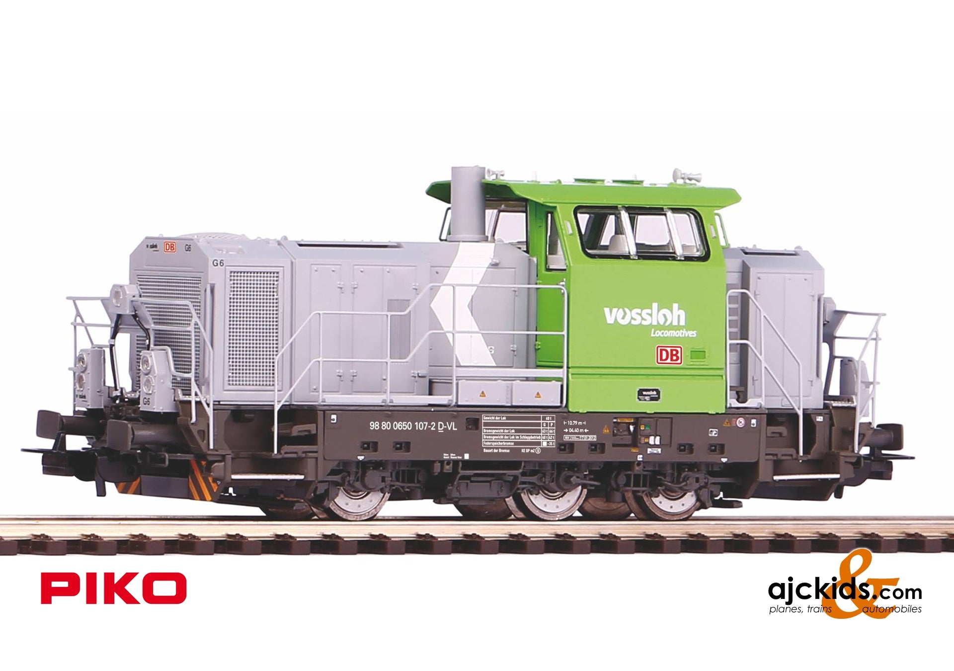 Piko 52670: Vossloh G6 Diesel Locomotive Cummins DB AG VI – Ajckids