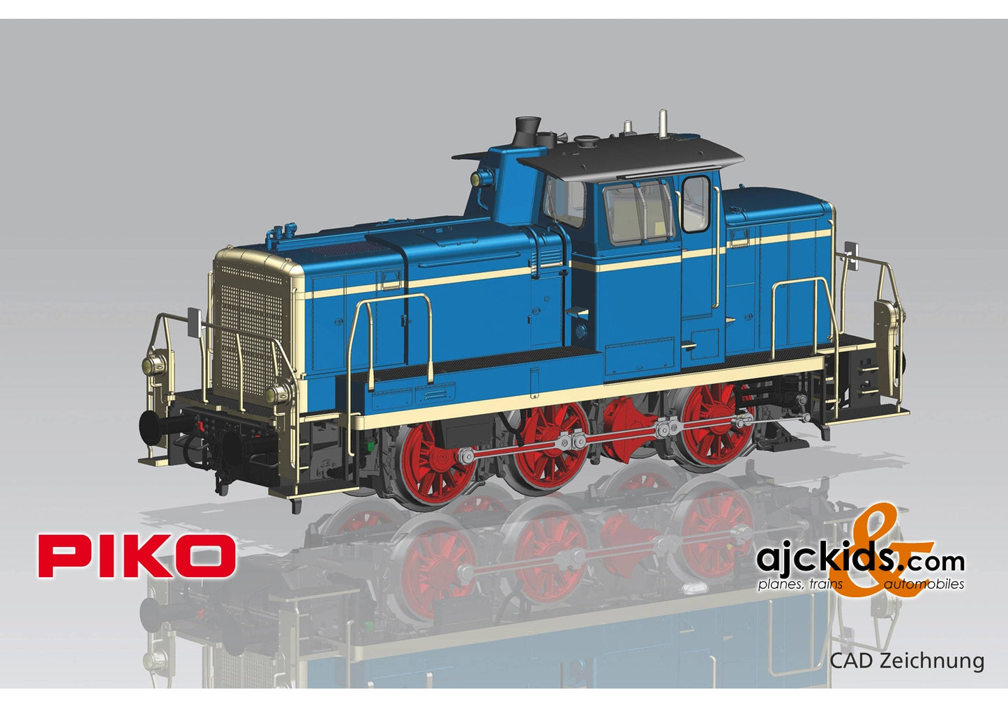 Piko 52833 - Diesel Locomotive /Sound BR 360 DB AG blaubeige V + PluX22 Decoder