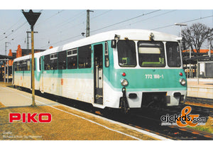 Piko 52884 - BR 772 Diesel Railbus + Cab Car DB V