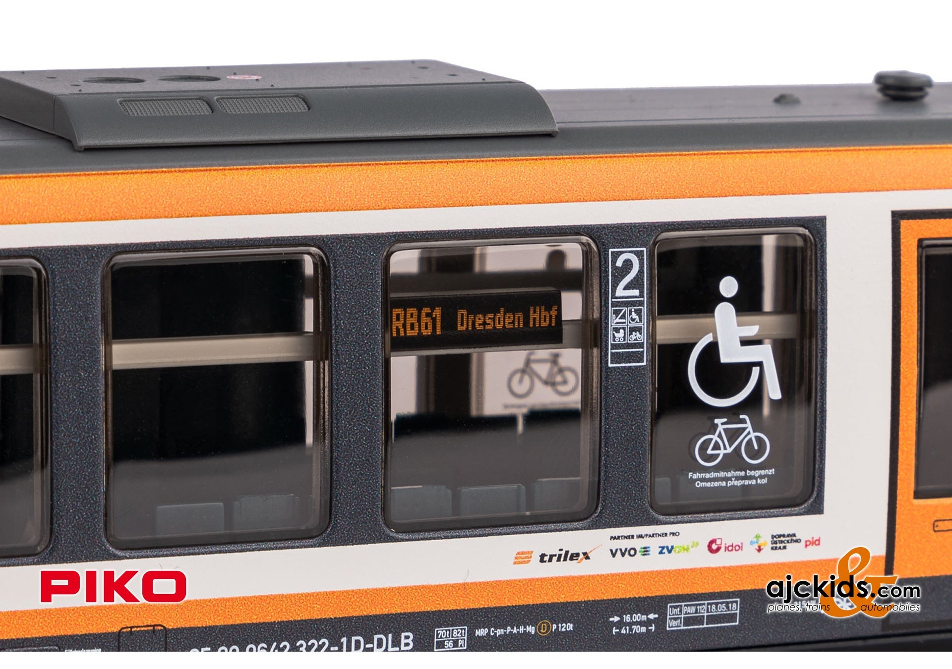 Piko 52921 at Ajckids.com, Desiro D.M.U. Trainset Trilex VI