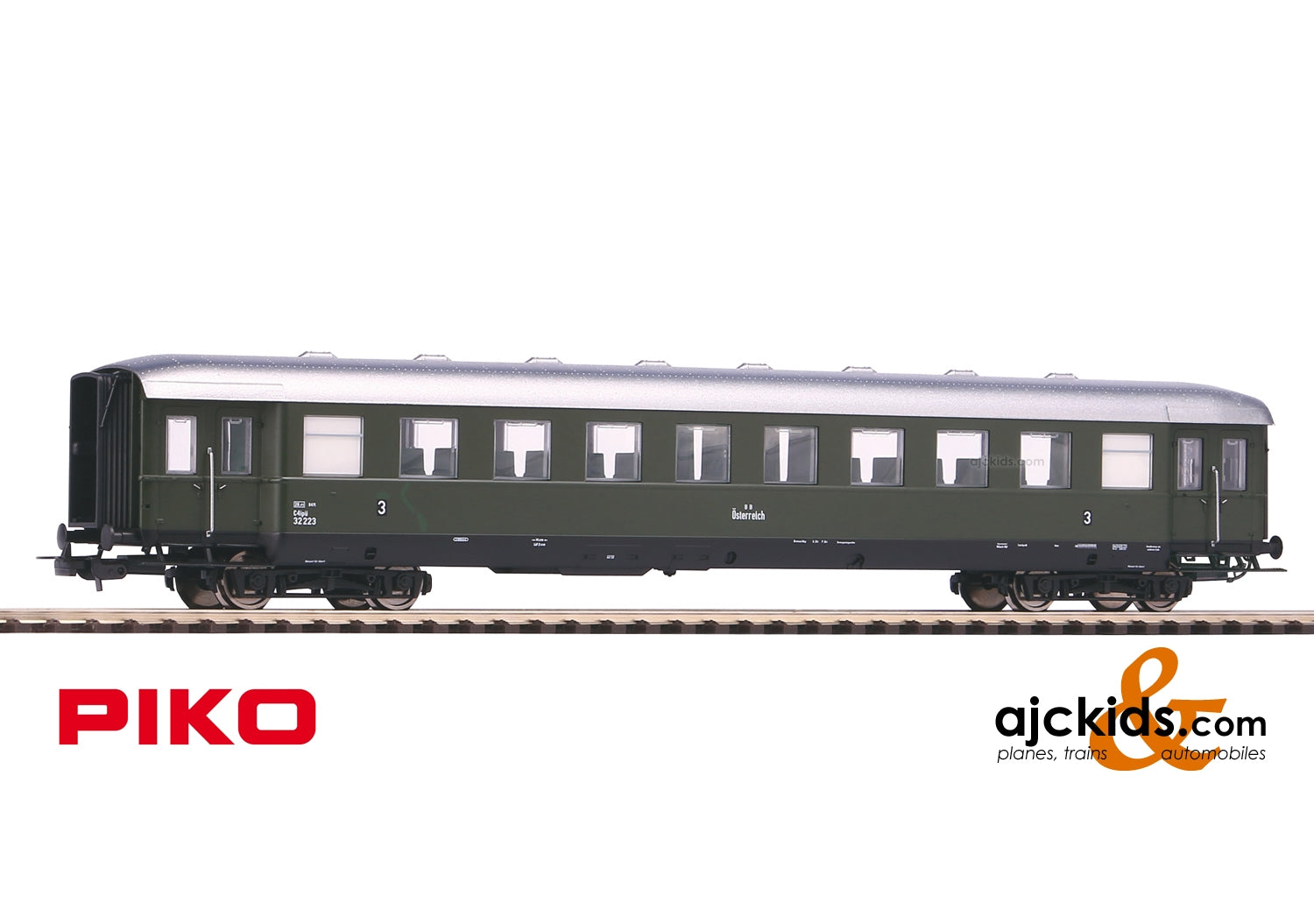 Piko 53280 - C4ipu 3rd class Skirted Passenger Car BBÖ Ep. III