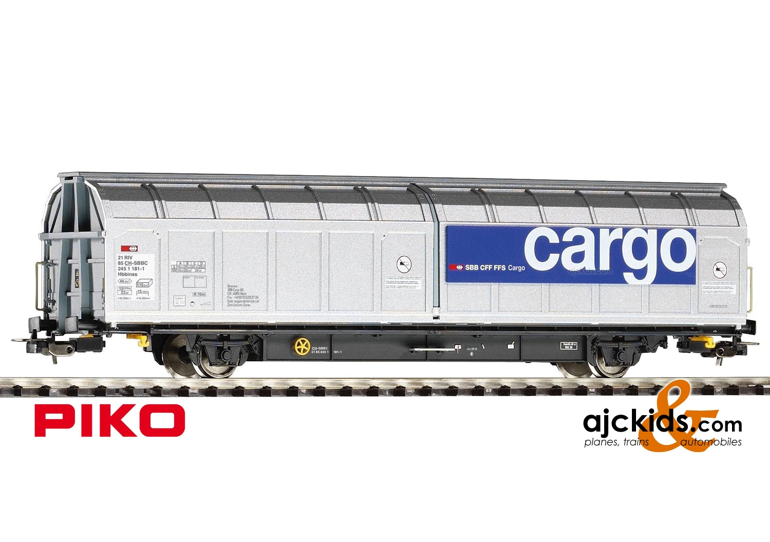 Piko 54509 - Hbbinss Sliding-Wall Boxcar SBB Ep. VI