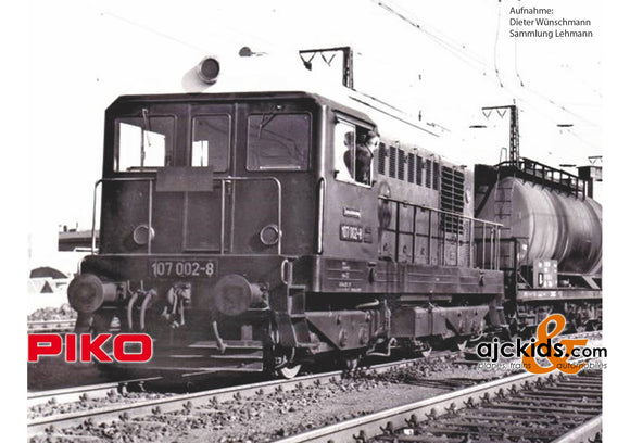 Piko 55910 - BR 107 Diesel Locomotive DR IV Red Sound
