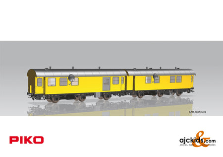 Piko 55918 - 2-car Construction train set 3yg "Bahnbau" DB AG VI