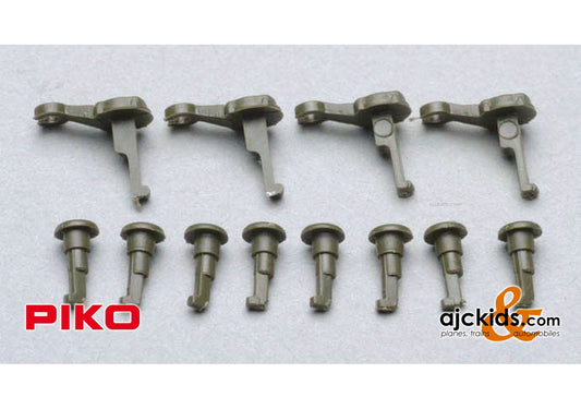 Piko 56080 - Crankpins Dark Gray Set of 8+4