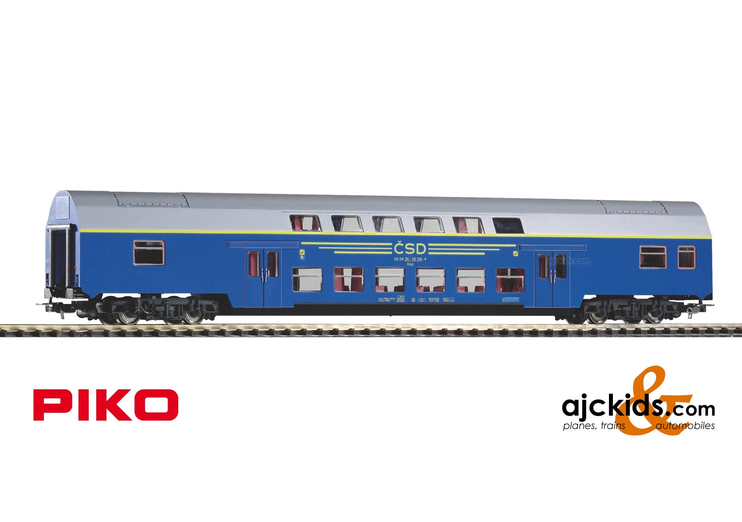 Piko 57689 - Bi-Level Coach ČSD IV
