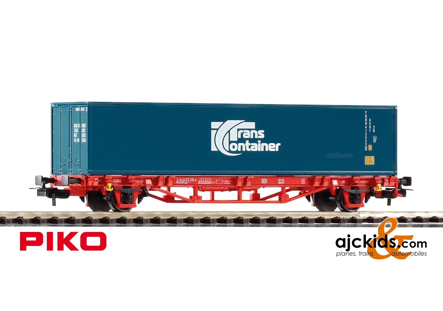 Piko 57773 - Flatcar w/Container Transcontainer DB VI