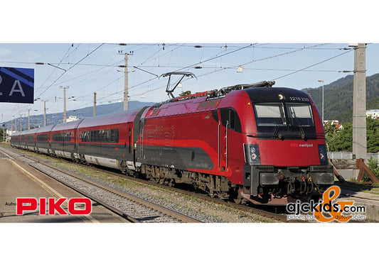 Piko 58131 - Railjet Set Rh 1216 Electric Locomotive + 3 Cars ÖBB V