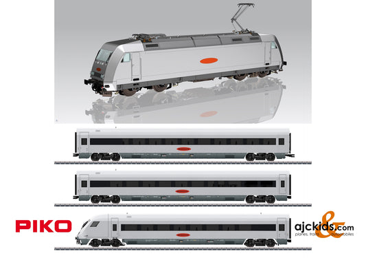 Piko 58150 - Train Set4tlg. Metropolitan BR 101 mit Passenger Car und Steuerwagen DB AG V, EAN: 4015615581505
