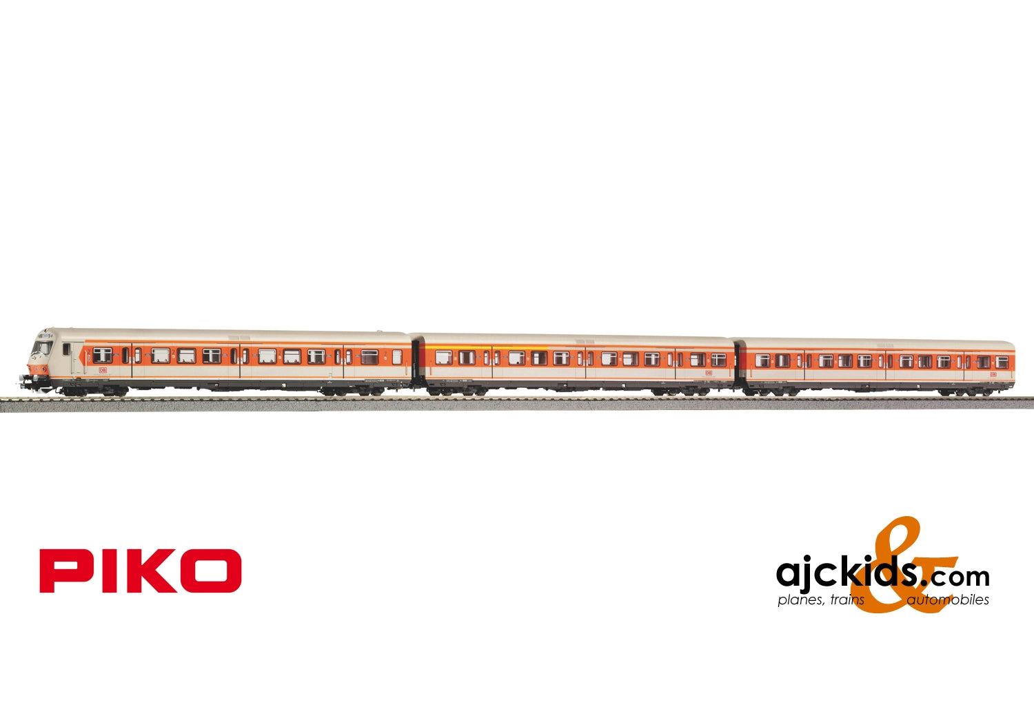Piko 58227 - 3 piece Set S-Bahn Wagen orange-grau DB AG V