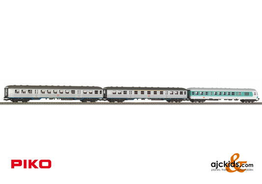 Piko 58250 - 3 pc. Commuter train passenger car set DB V