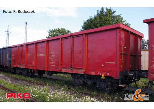 Piko 58280 - 2 pc Set Open Freight Car Eaos DB Schenker Rail Polska VI, EAN: 4015615582809