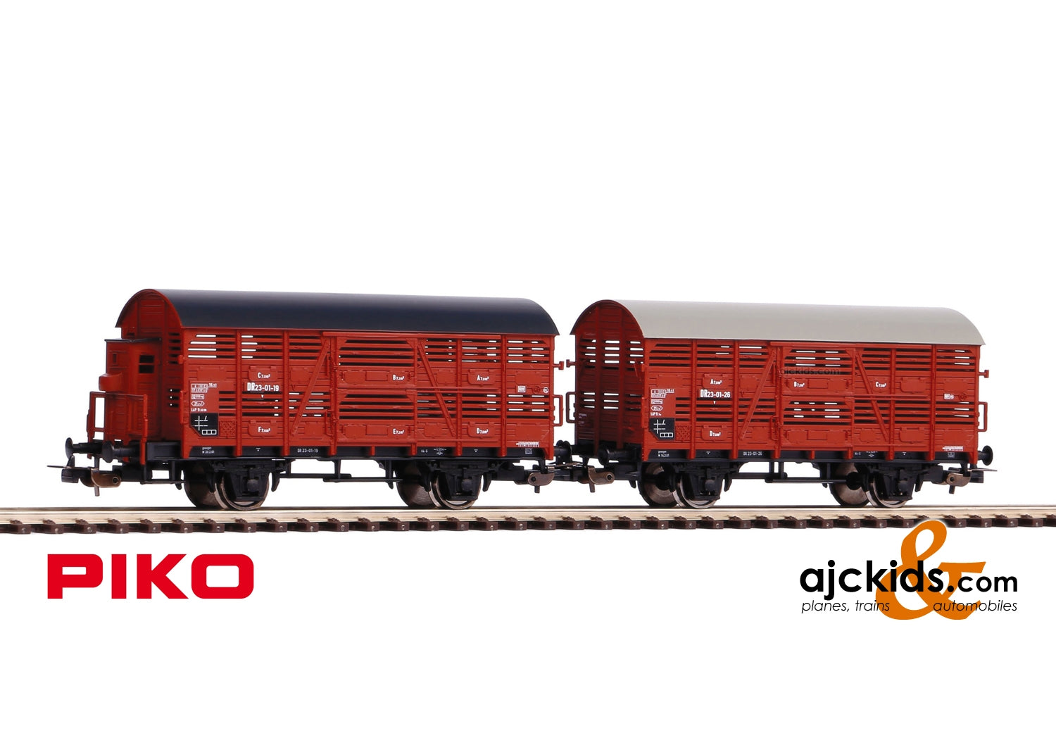 Piko 58367 - 2-car Set Stock Cars DR III