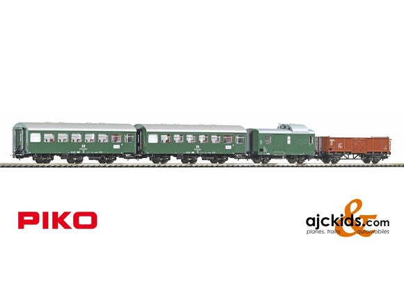 Piko 58371 - 4-Car Mixed Train DR IV