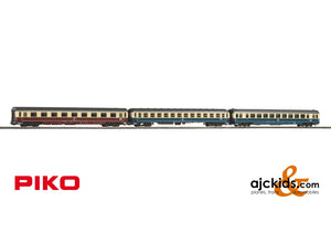 Piko 58387 - 3-Car Set IC Passenger Cars 2x 2nd Cl. & 1st Cl DB IV