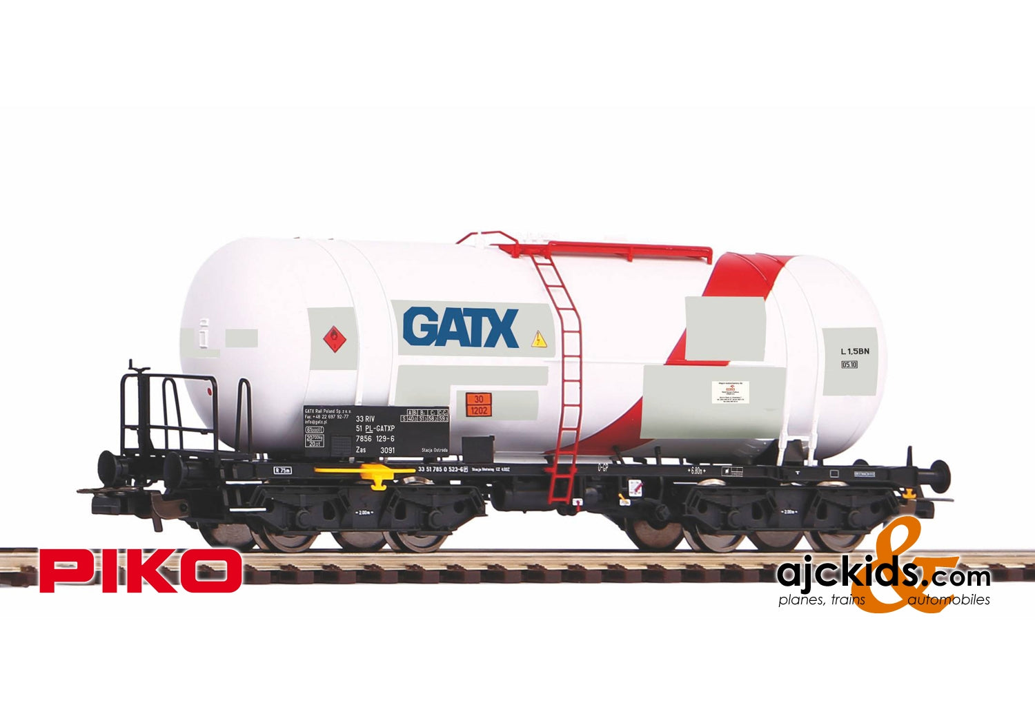 Piko 58456 - Kesselwagen 406Rb Zas, GATX PKP Ep.VI