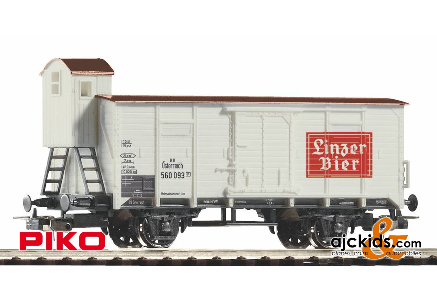 Piko 58947 - Boxcar G02 w/BrakeCab Linzer Beer ÖBB III