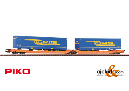 Piko 58979 - Taschenwagen T3000e Wascosa VI zwei Auflieger LKW Walter