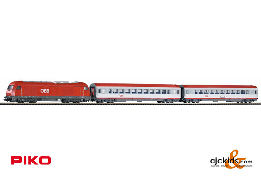 Piko 59017 - Roadbed PSC wlan Start Set OBB Pass Train Rh 2016 w/2 Cars VI