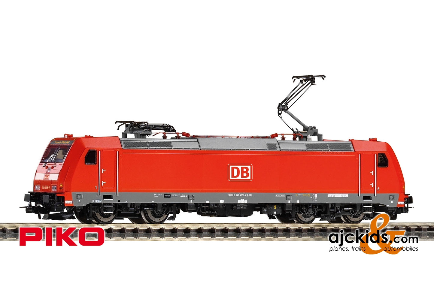 Piko 59347 - BR 146.2 Electric Locomotive w/2 Pans DB VI (AC 3-Rail)