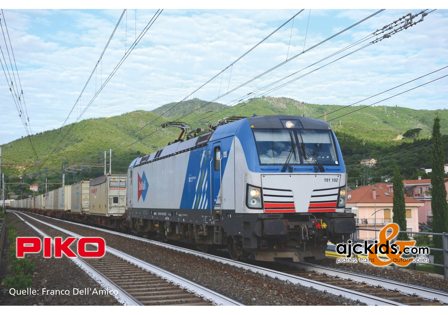 Piko 59597 - Electric Locomotive/Sound BR 191.1 InRail VI + PluX22 Decoder