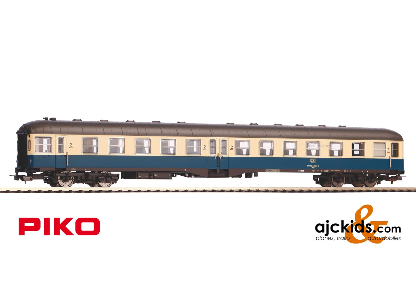 Piko 59689 - Center Entrance Cab Car 2nd Cl. DB IV Blue/Beige