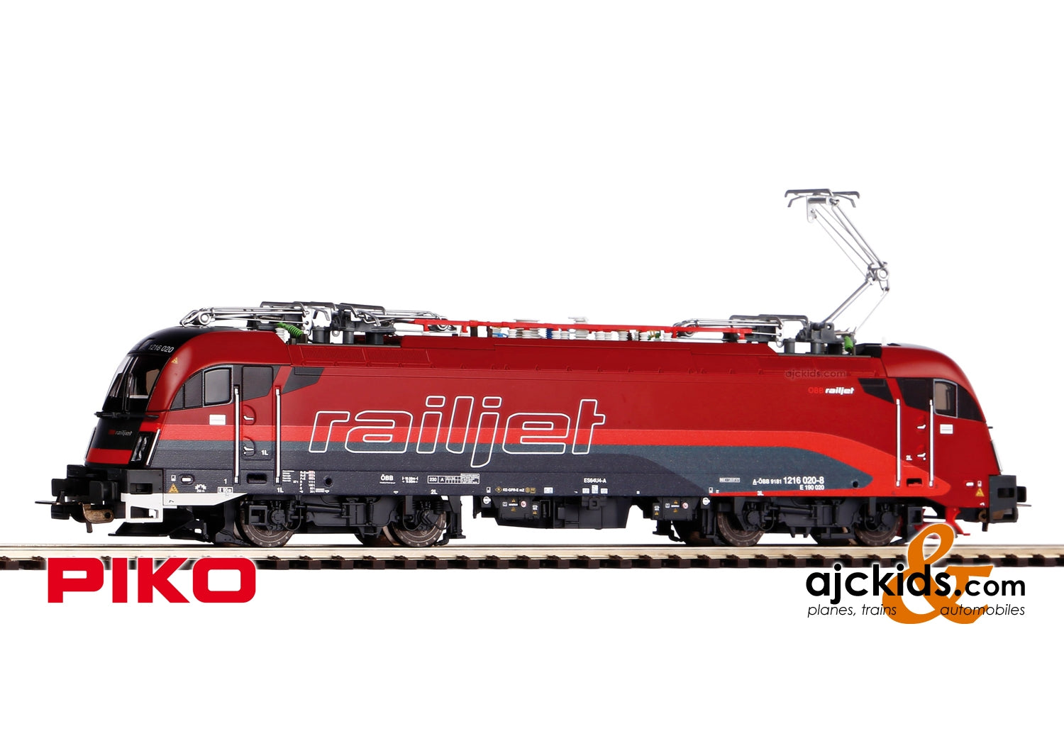 Piko 59816 - Taurus Rh E.190 Electric Locomotive Railjet VI (AC 3-Rail)