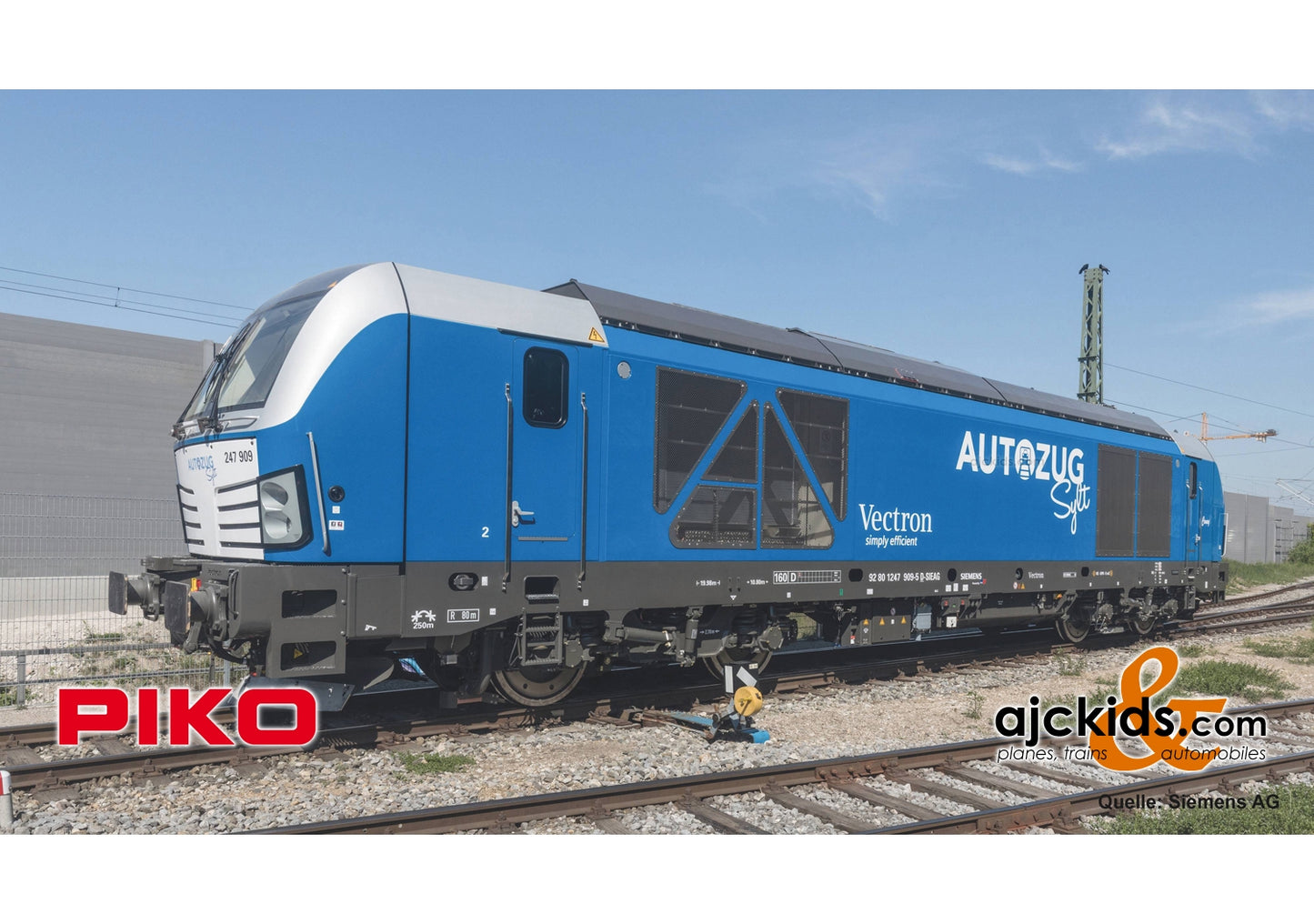 Piko 59888 - Vectron Diesel Locomotive SyltShuttle VI (AC 3-Rail)