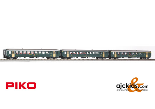 Piko 96792AC - 3 piece Set Passenger Car EW I 1x A + 2x B SBB IV