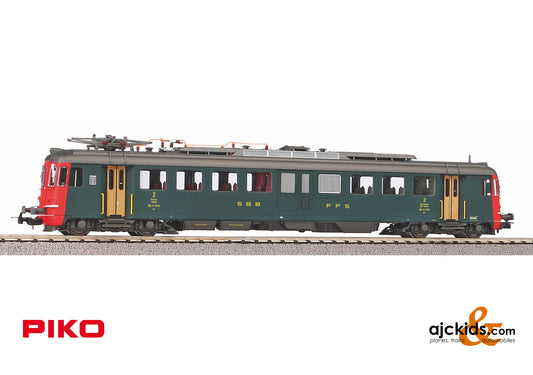 Piko 96822 - RBe 4/4 2nd Series Railcar, Green w/Old Lettering SBB IV
