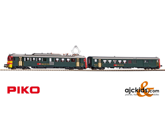 Piko 96832 - Rbe 4/4 Electric Railcar & Cab Car Seetal SBB IV