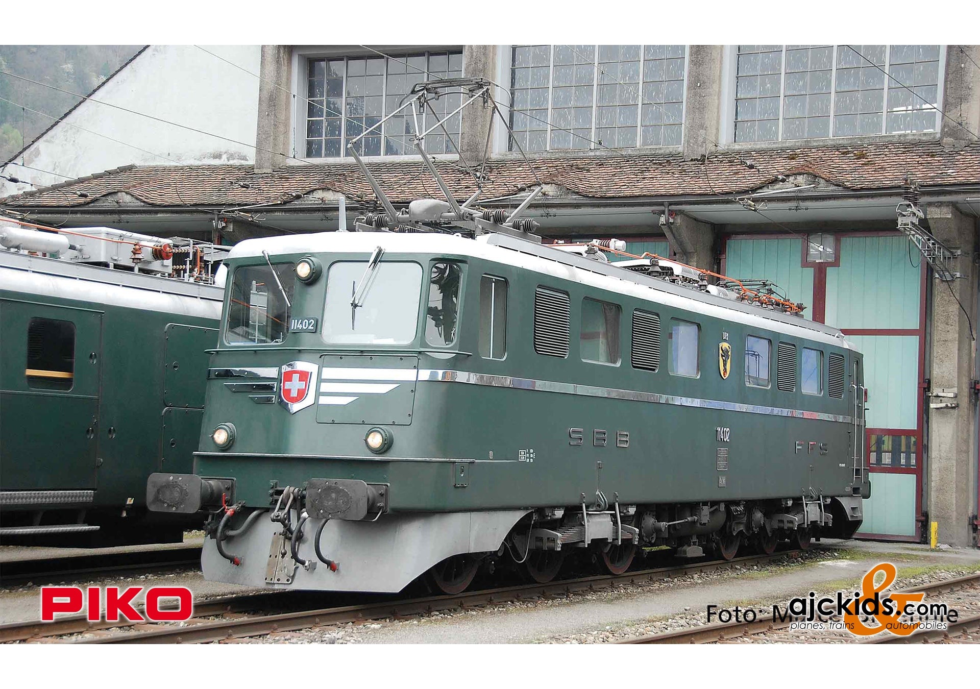 Piko 97221 - Electric Locomotive (Sound) Ae 6/6 Uri SBB VI (Märklin AC 3-Rail), PIKO SoundDecoder, EAN: 4015615972211