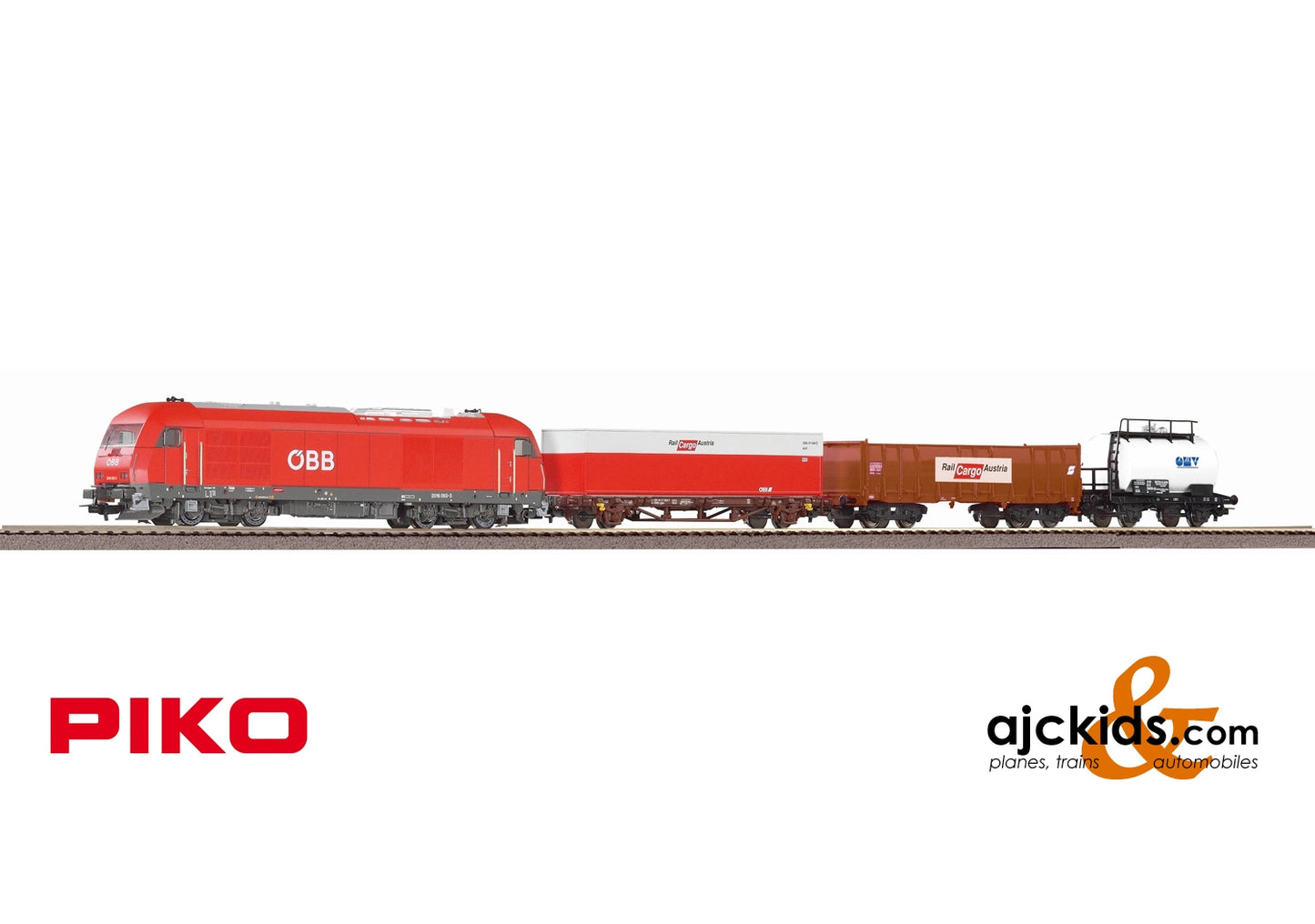 Piko 97948 - S-Set Güterzug Herkules ÖBB + 3 Freight Car A-Gleis & B V