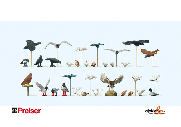 Preiser 10169 Assorted Birds 2 2 pcs