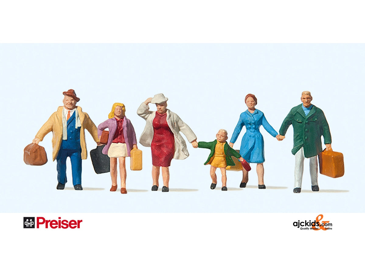 Preiser 10281 Travelers with luggage (6 pieces) – Ajckids