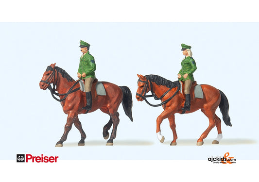 Preiser 10390 German Mounted Police 2 pcs
