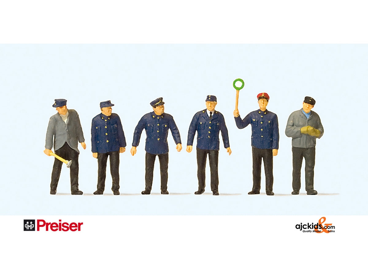 Preiser 10584 DB Railway Personnel 6 pcs