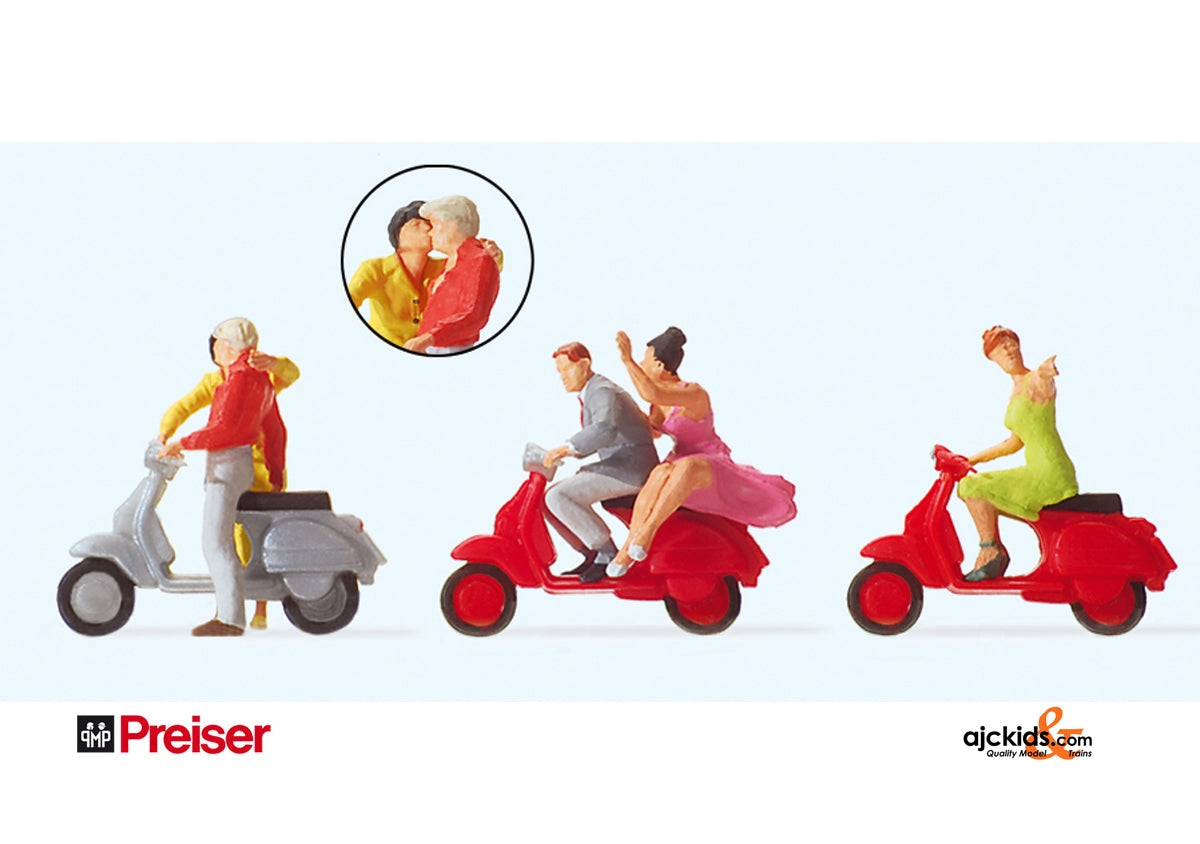 Preiser 10607 Vespa Riders