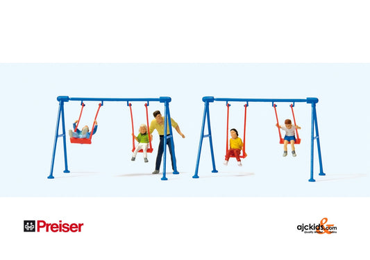 Preiser 10630 Children on the Swings 4 pcs