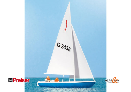 Preiser 10679 Sailors Sailing Boat #3