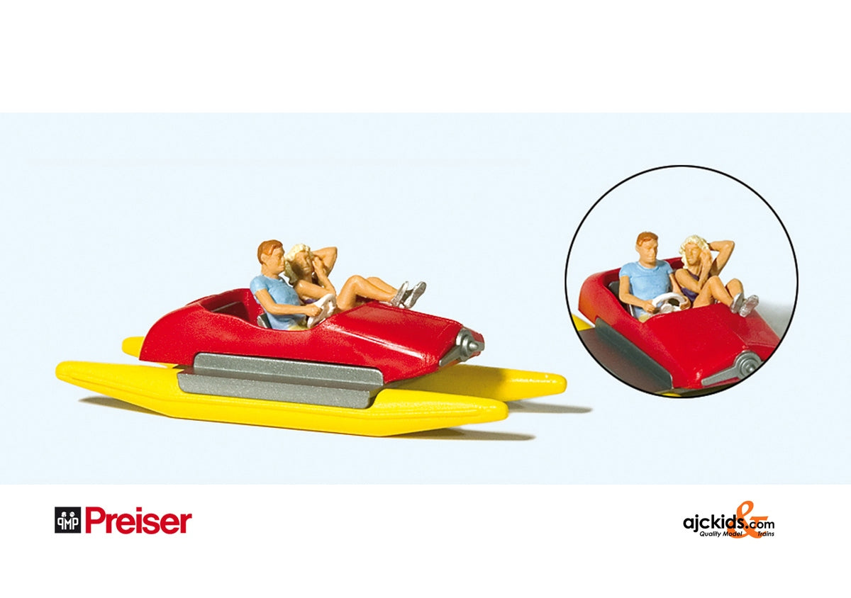 Preiser 10684 Couple In Pedal Boat