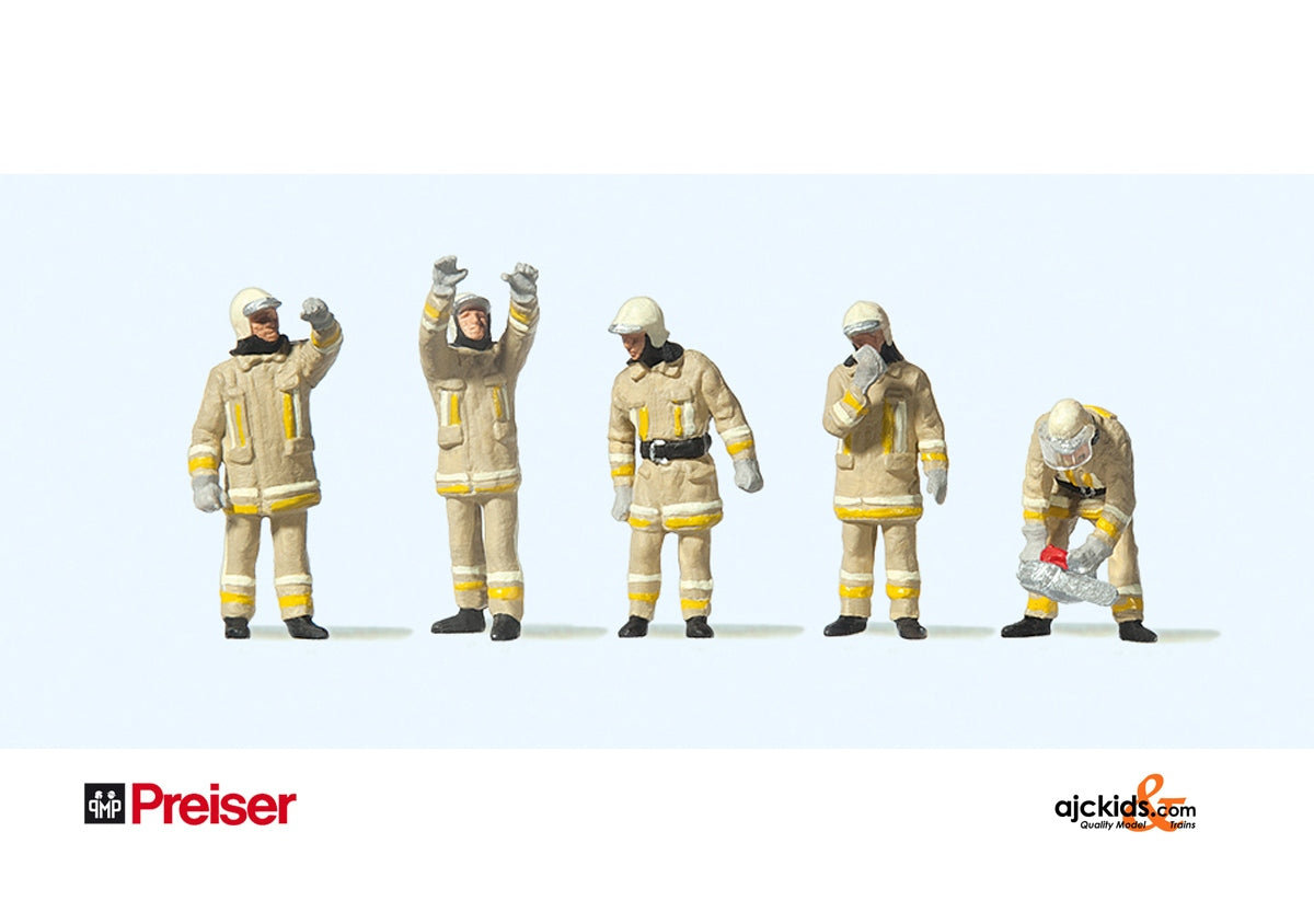 Preiser 10772 Firemen Tech Suprt German