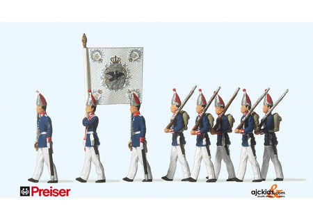 Preiser 12188 1800 guards/officer march