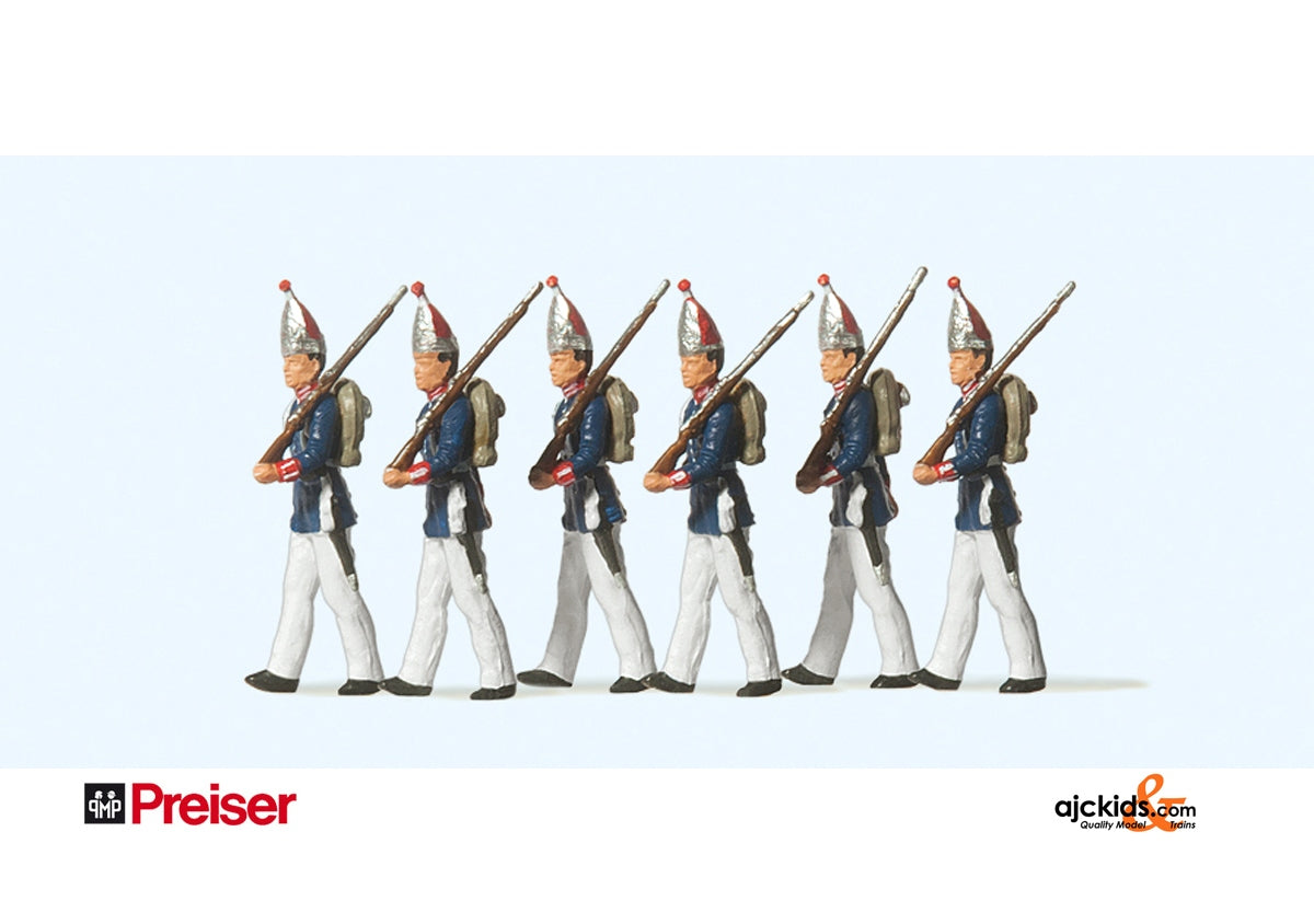 Preiser 12189 1800 guards marching