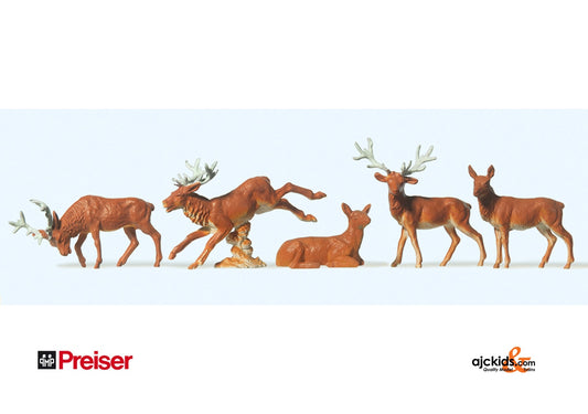 Preiser 14179 Deer 5 pcs