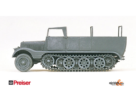 Preiser 16561 Half-Track Open Tarpaulin