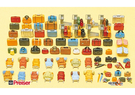 Preiser 17005 Luggage assortment 90/