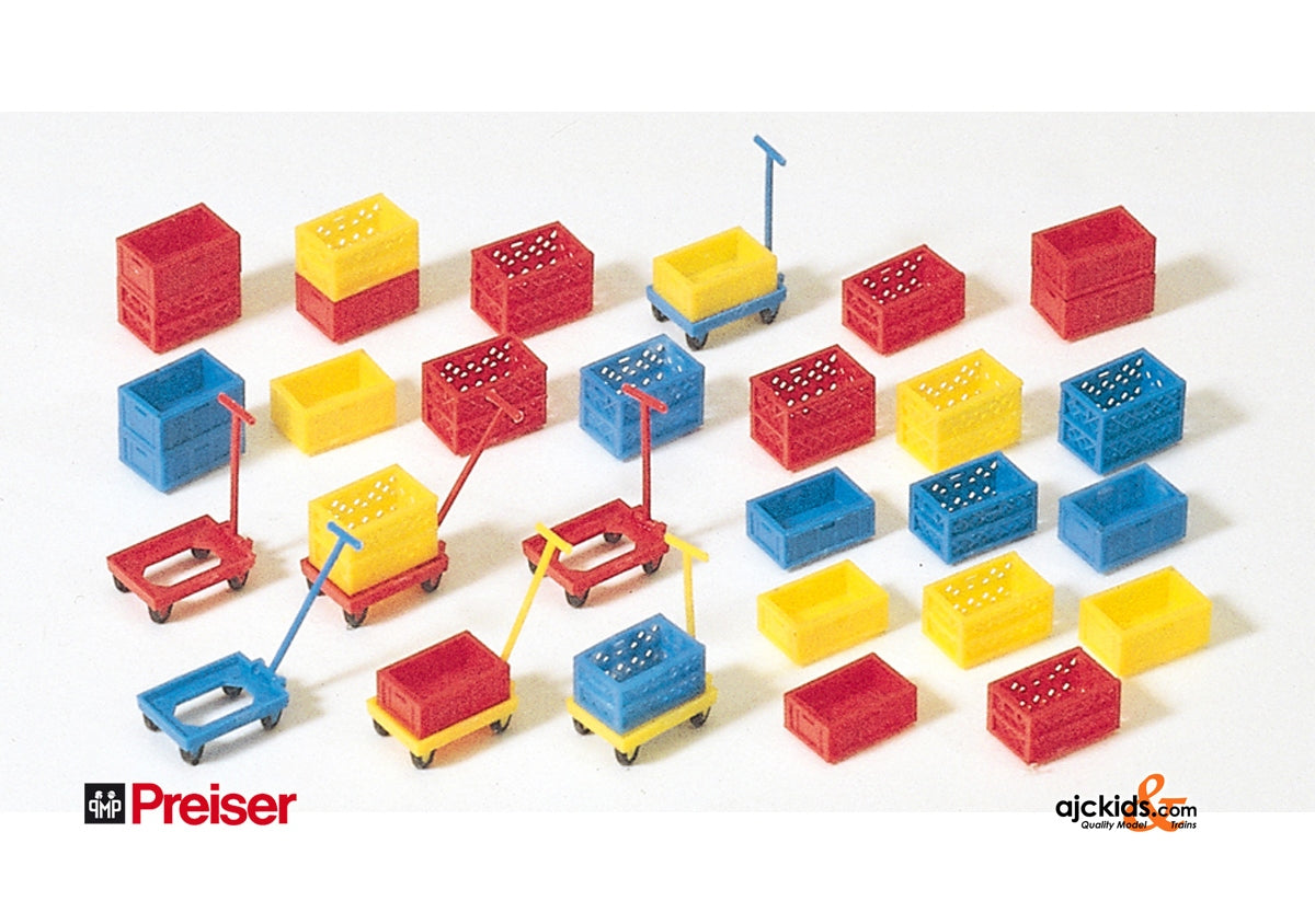 Preiser 17113 Plastic boxes kit