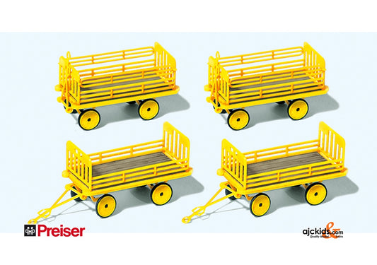 Preiser 17127 German Post Trailers-Kit